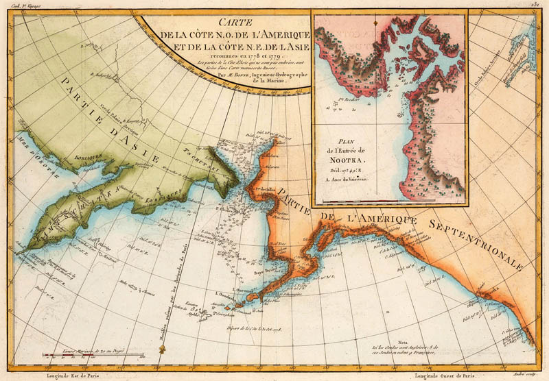 Alaska - Azië 1779 Bonne
